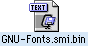 GNU-Fonts.smi.bin Icon